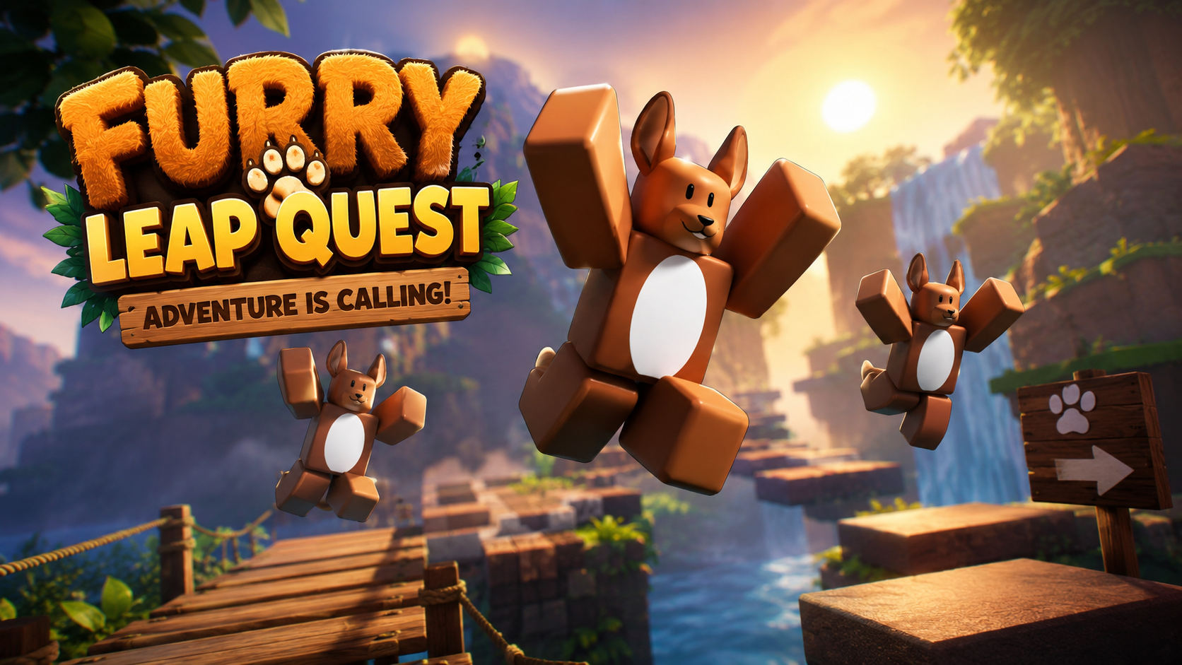 FURRY LEAP QUEST — Roblox game acquired by the BloxHood studio